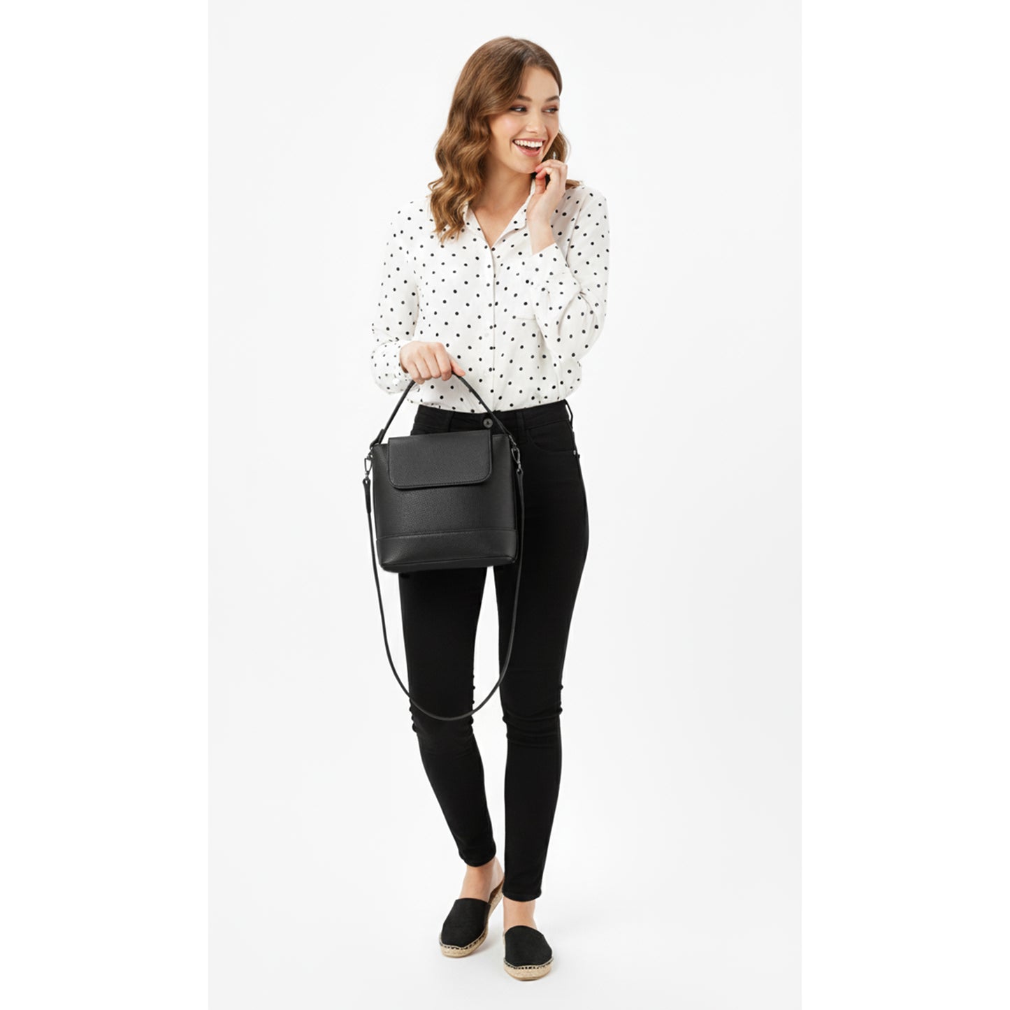 Black ELARA Crossbody & Handbag