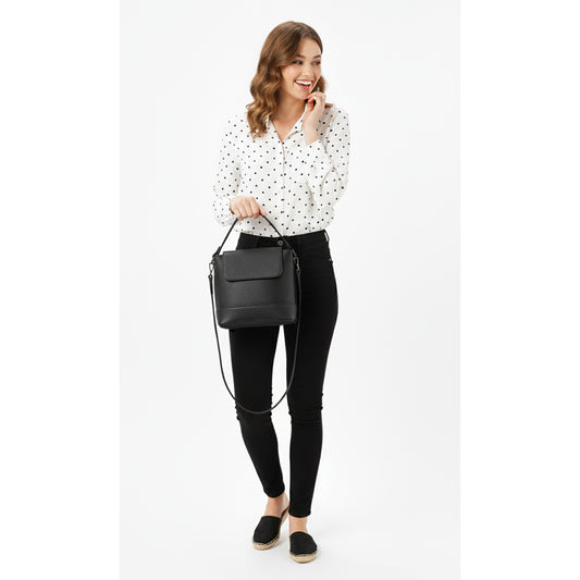 Black ELARA Crossbody & Handbag