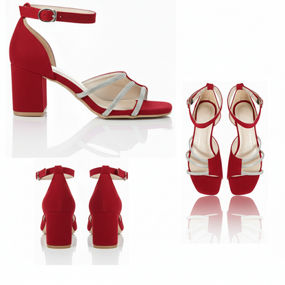 Lumi Strap Block Heel | Scarpella