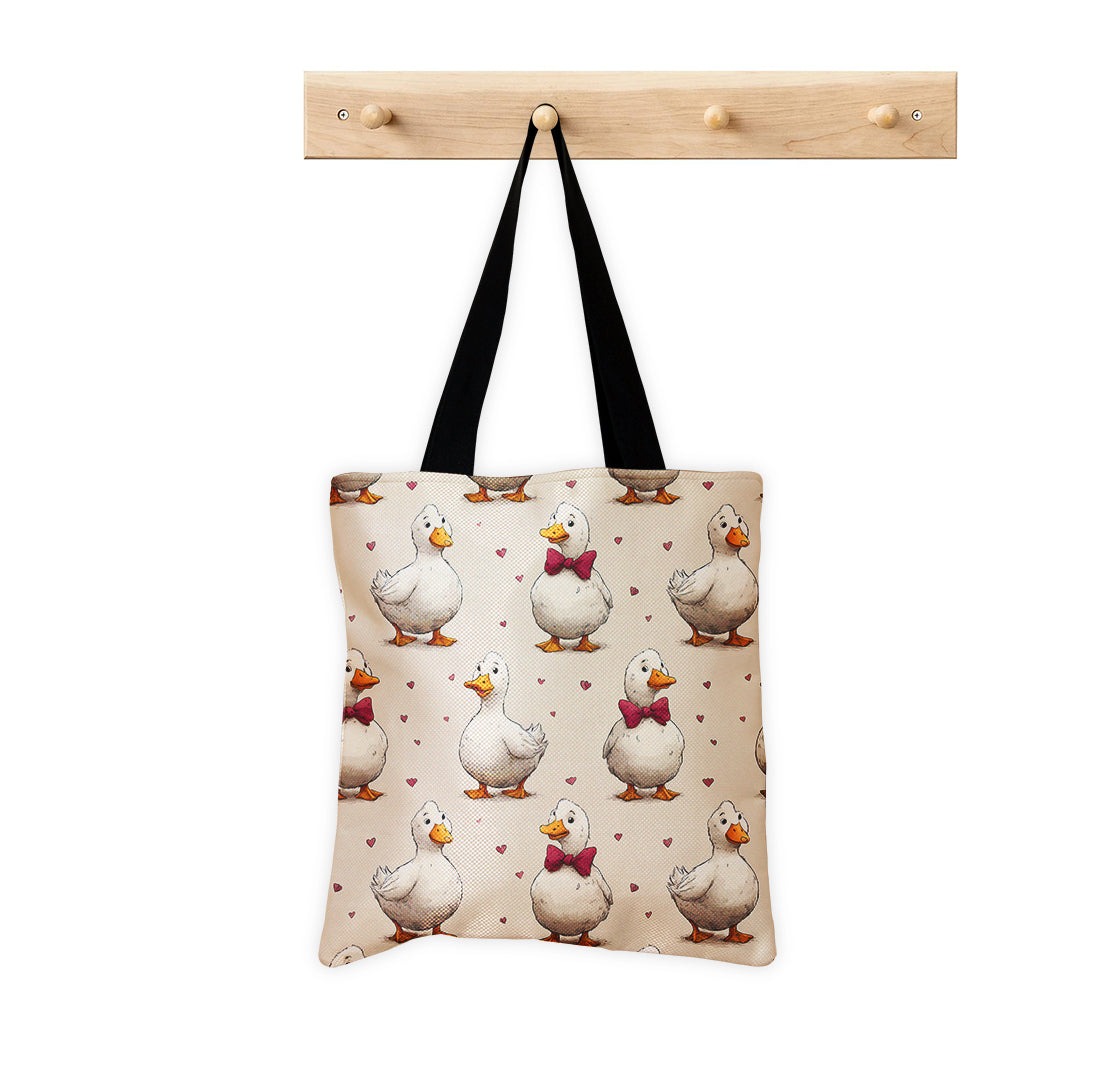 Printed Duck Tote Bag