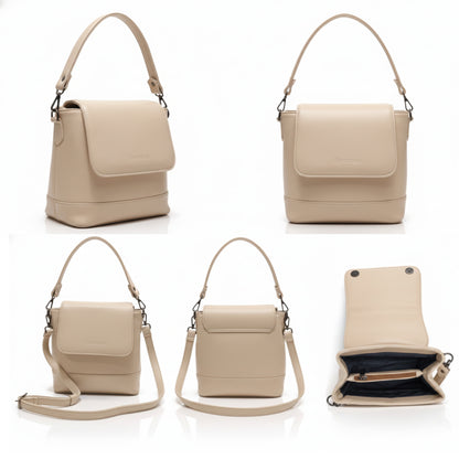 ELARA Structured Bucket Crossbody & Handbag | Scarpella