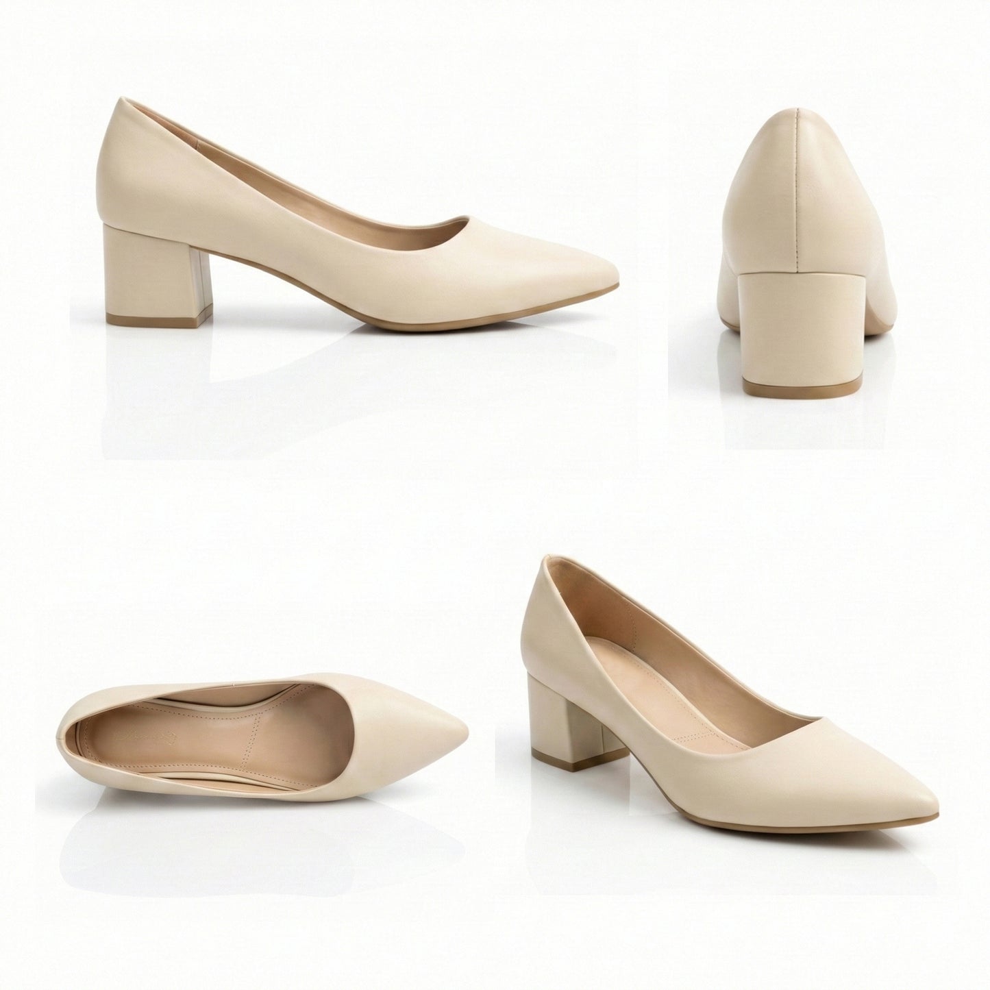 Lucy Block Mid-Heel Shoes | Scarpella