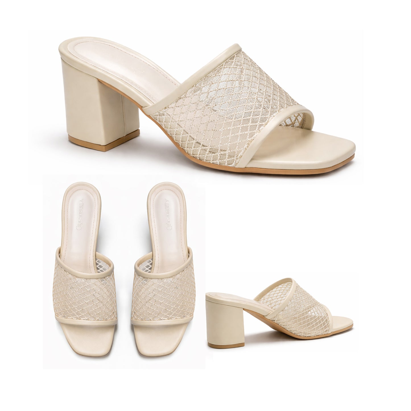 Lurelle – Mesh Mule Heel