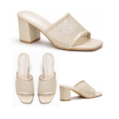 Lurelle – Mesh Mule Heel
