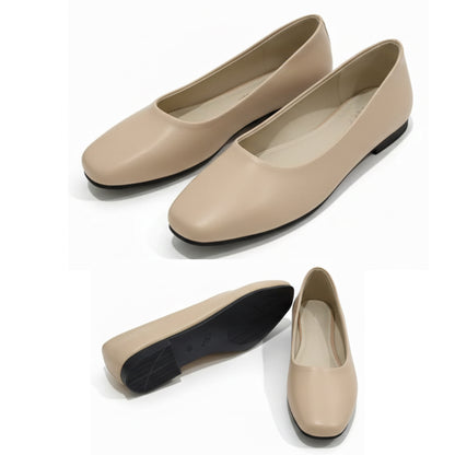 Lora Square-Toe Everyday Flat Shoes | Scarpella