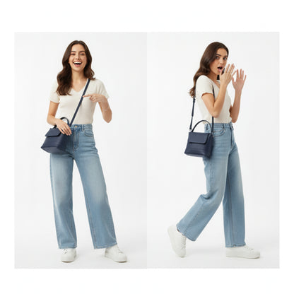 D Blue ELARA Crossbody & Handbag