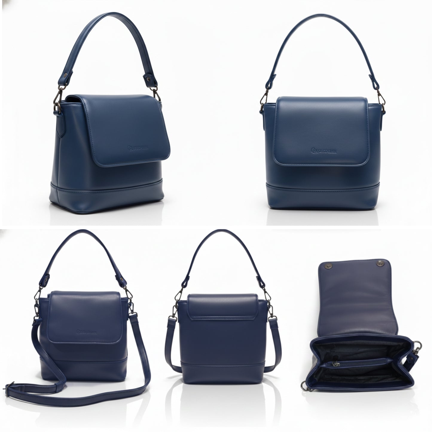 ELARA Structured Bucket Crossbody & Handbag | Scarpella
