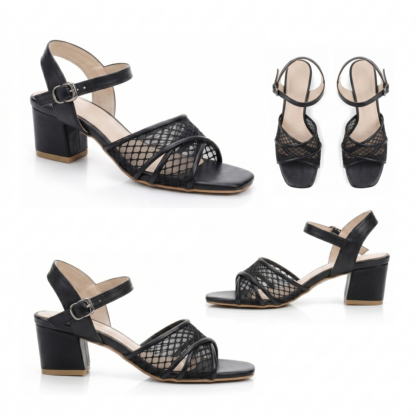 Lysandra – Evening Mesh Sandals