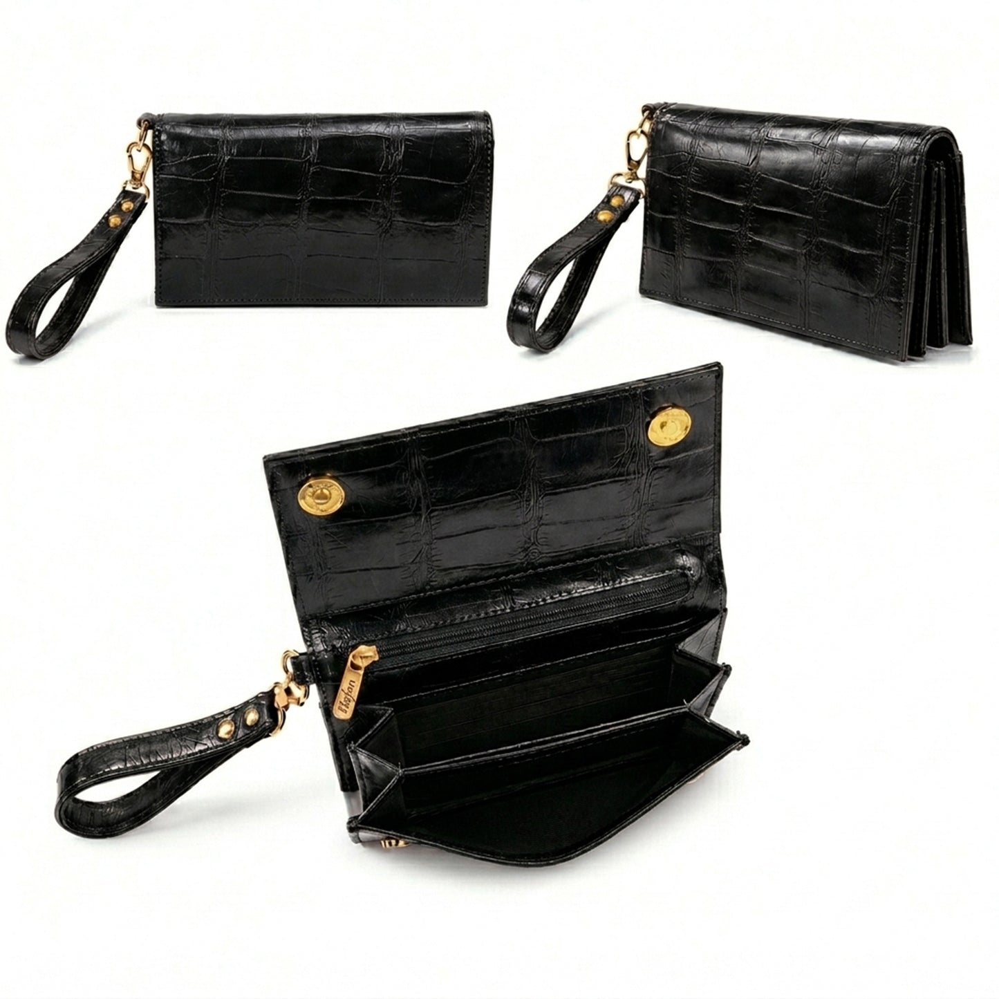 Bellavie – Croc Clutch Wallet