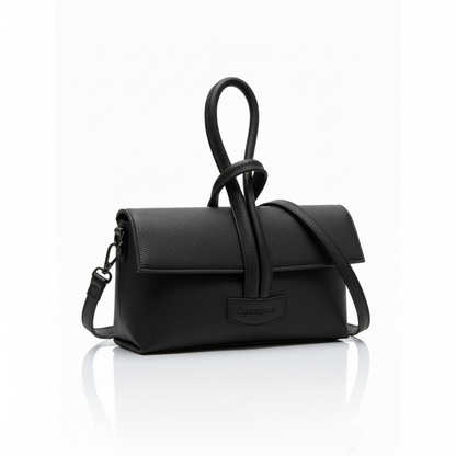 Knot Sculpted Handle Crossbody Handbag | Scarpella