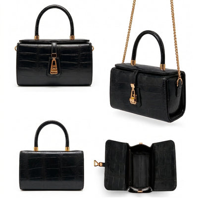 Savelle – Croc Top Handle Bag
