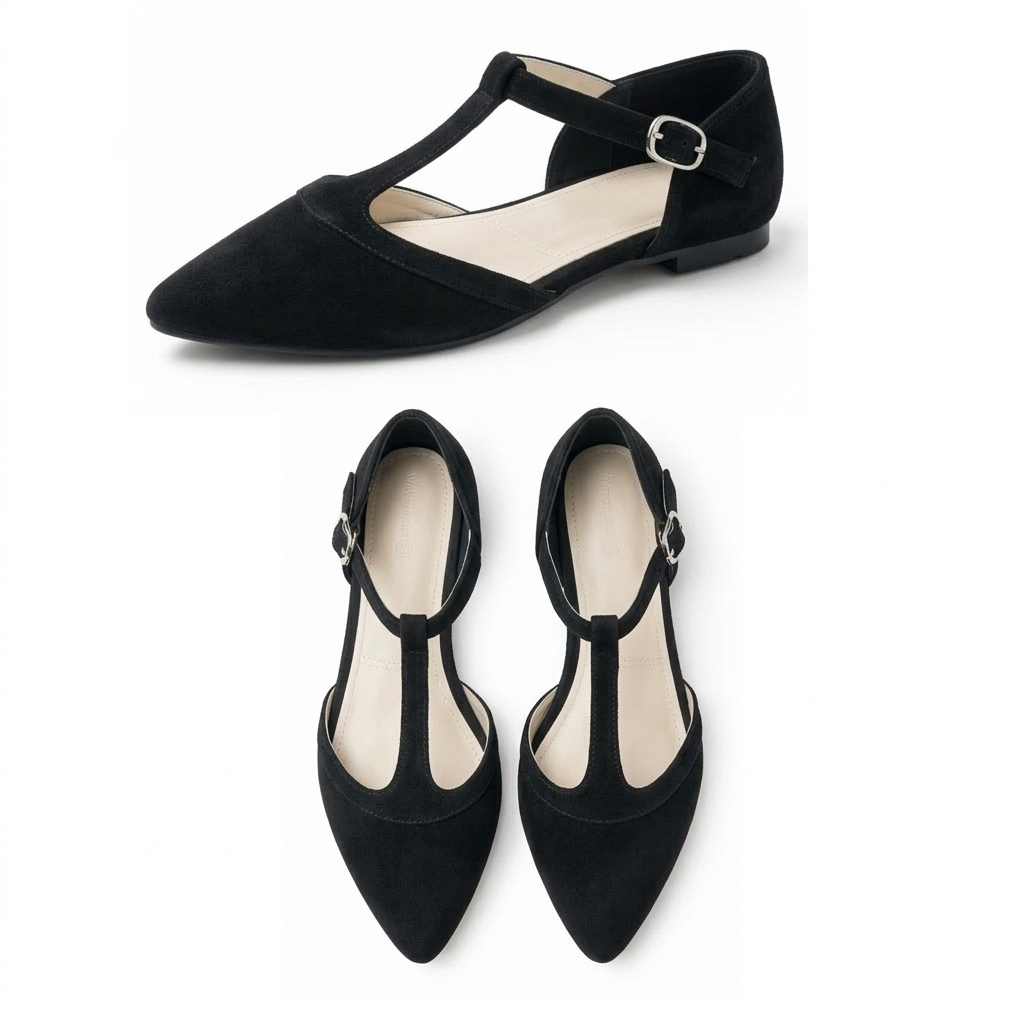 Lyra – Suede Flat