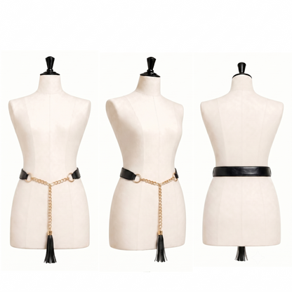 Valencia – Chain Tassel Belt