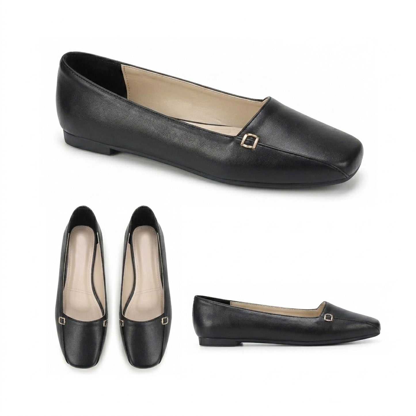 Ivy – Square Toe Flat