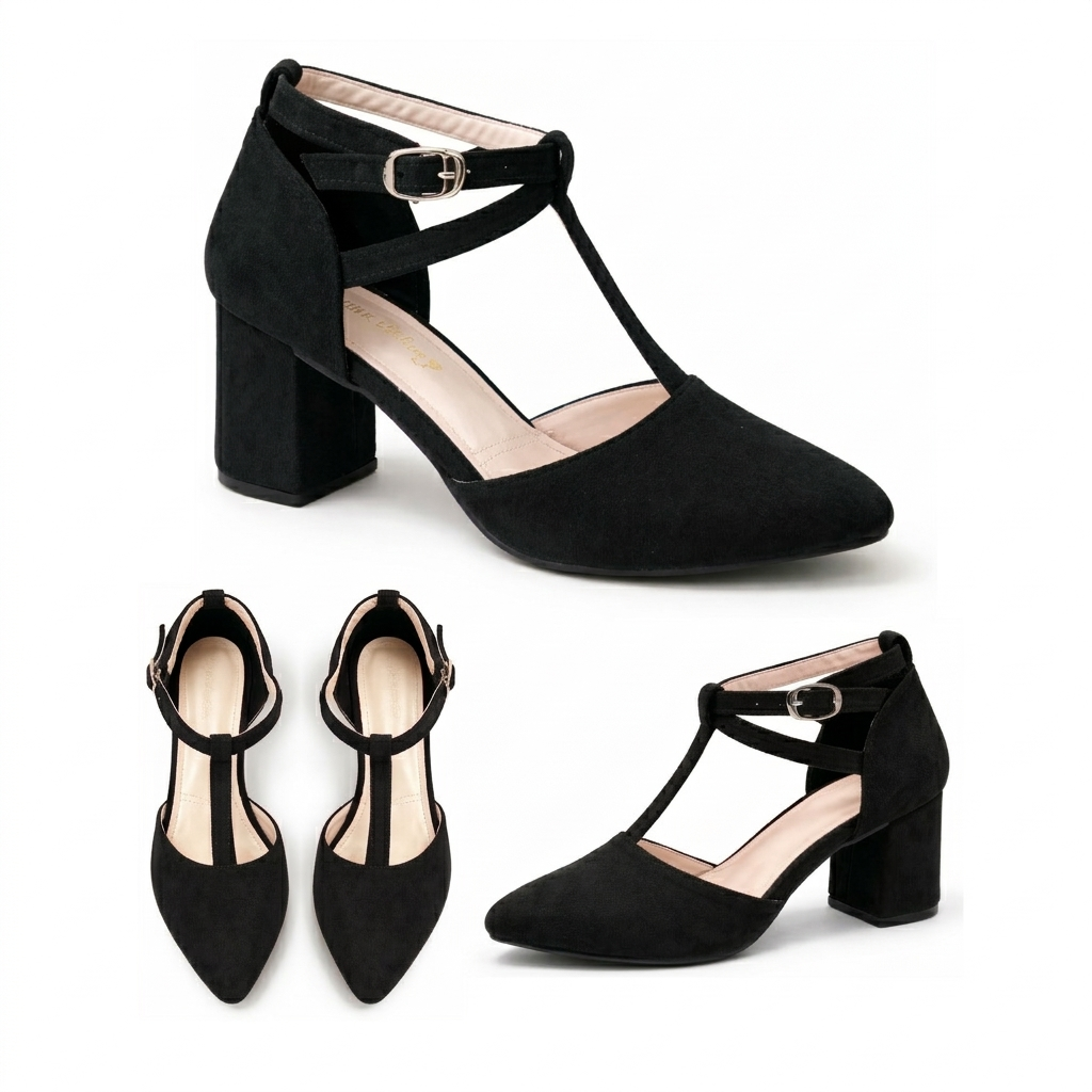Aarika – Suede Strap Heel