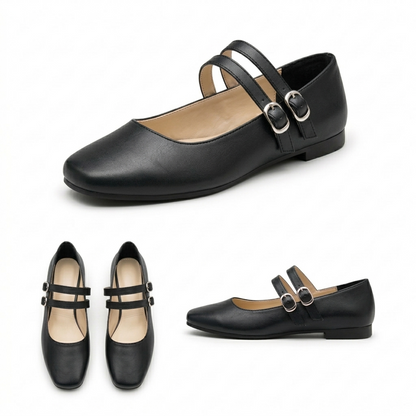 Chiara – Square Toe Flat