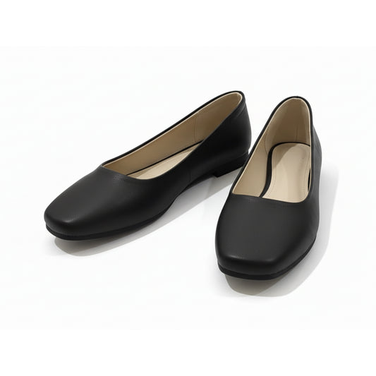 Black Lora Flat Shoes