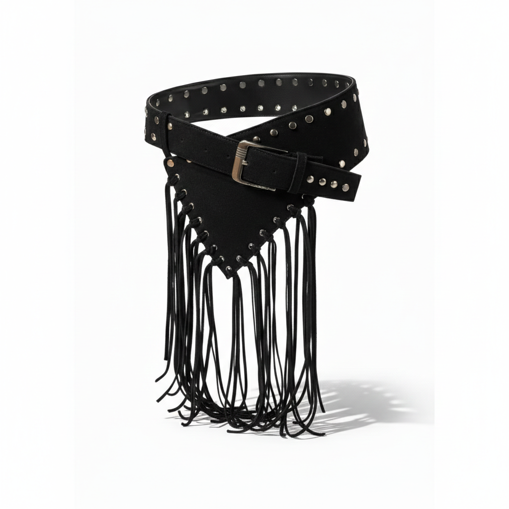 Solene Fringe Belt | Scarpella