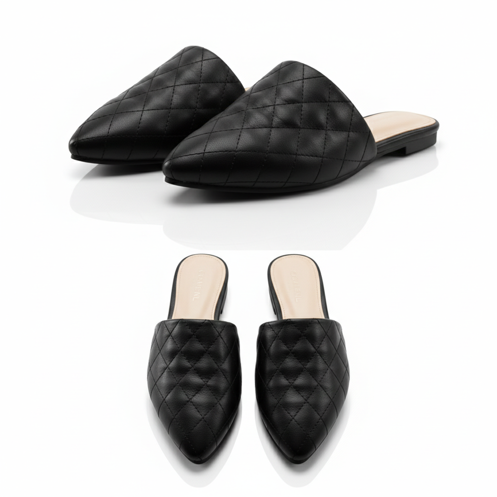Quilted Ease Mule | Scarpella