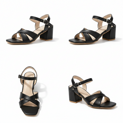 Arlette Block Sandal | Scarpella