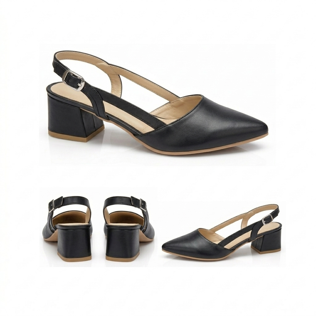 Livia – Slingback Mid Heel