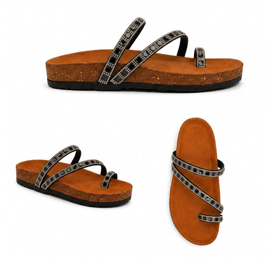 Lumina – Crystal Flat Slipper