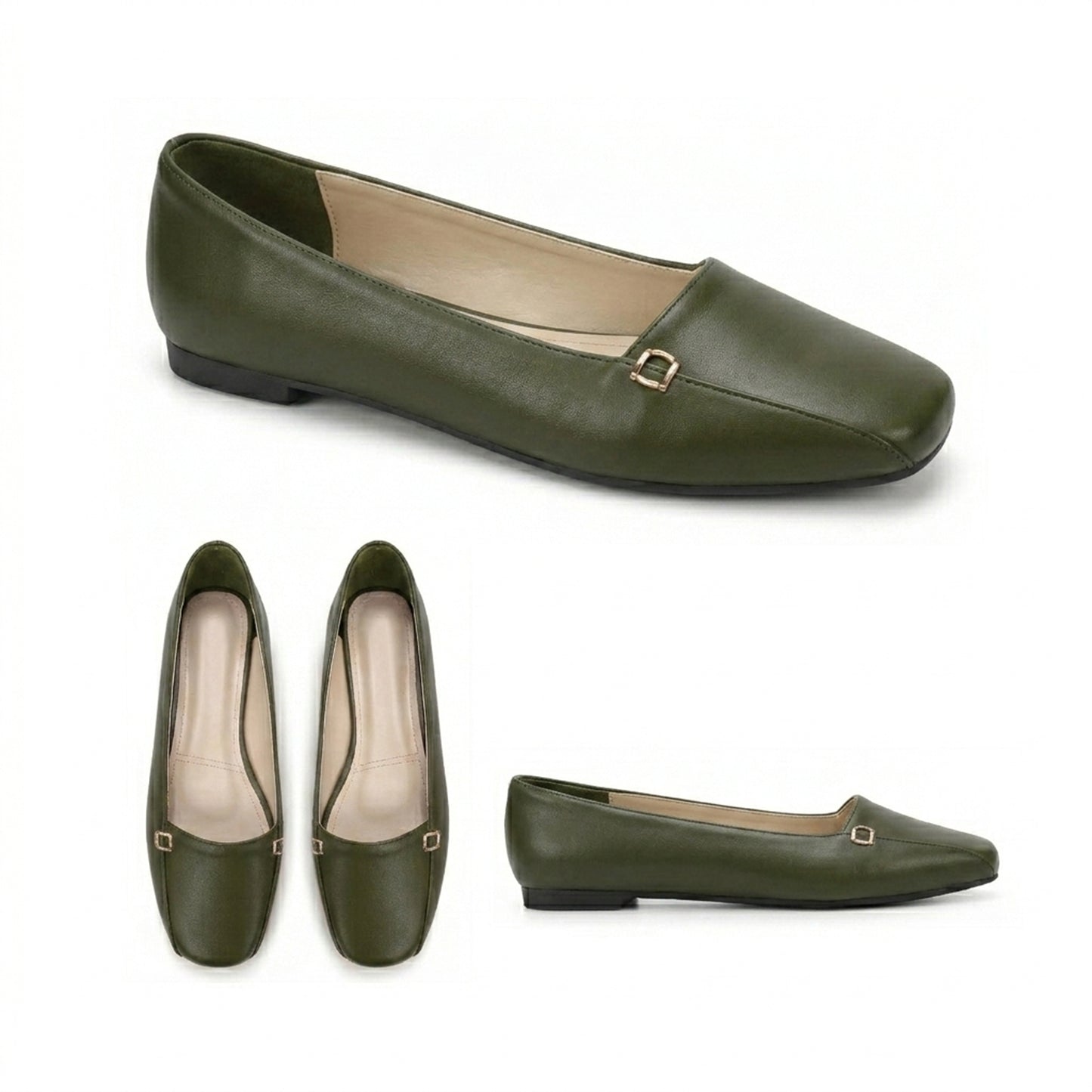 Ivy – Square Toe Flat