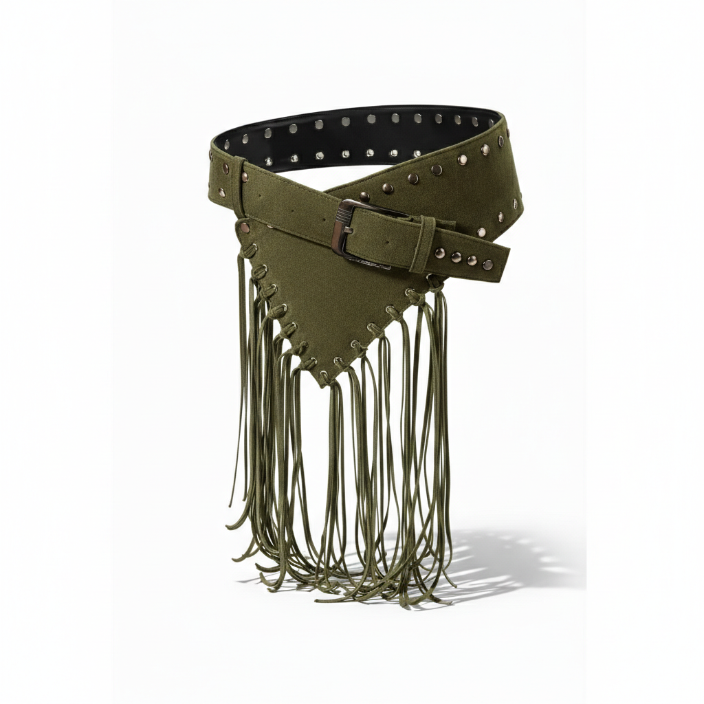 Solene Fringe Belt | Scarpella