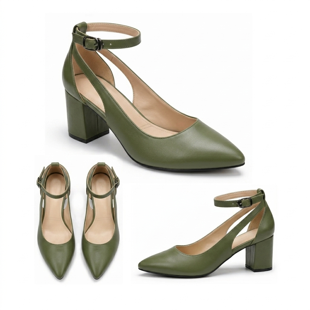 Raya – Block Heel Ankle Strap