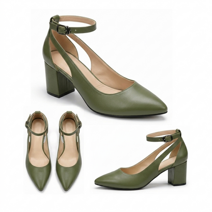 Raya – Block Heel Ankle Strap