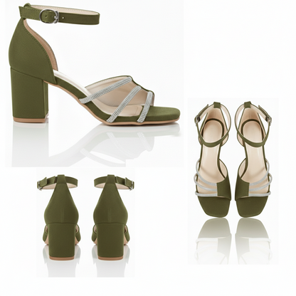 Lumi Strap Block Heel | Scarpella