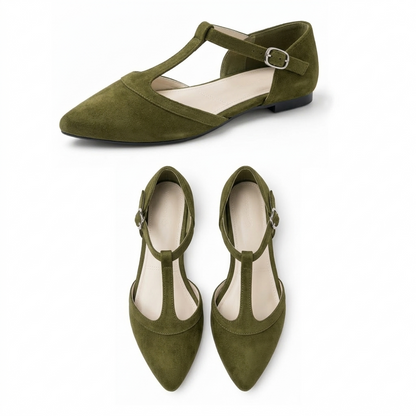 Lyra – Suede Flat