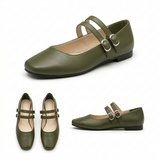Chiara – Square Toe Flat