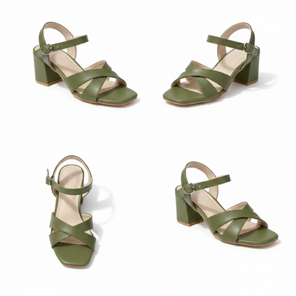 Arlette Block Sandal | Scarpella
