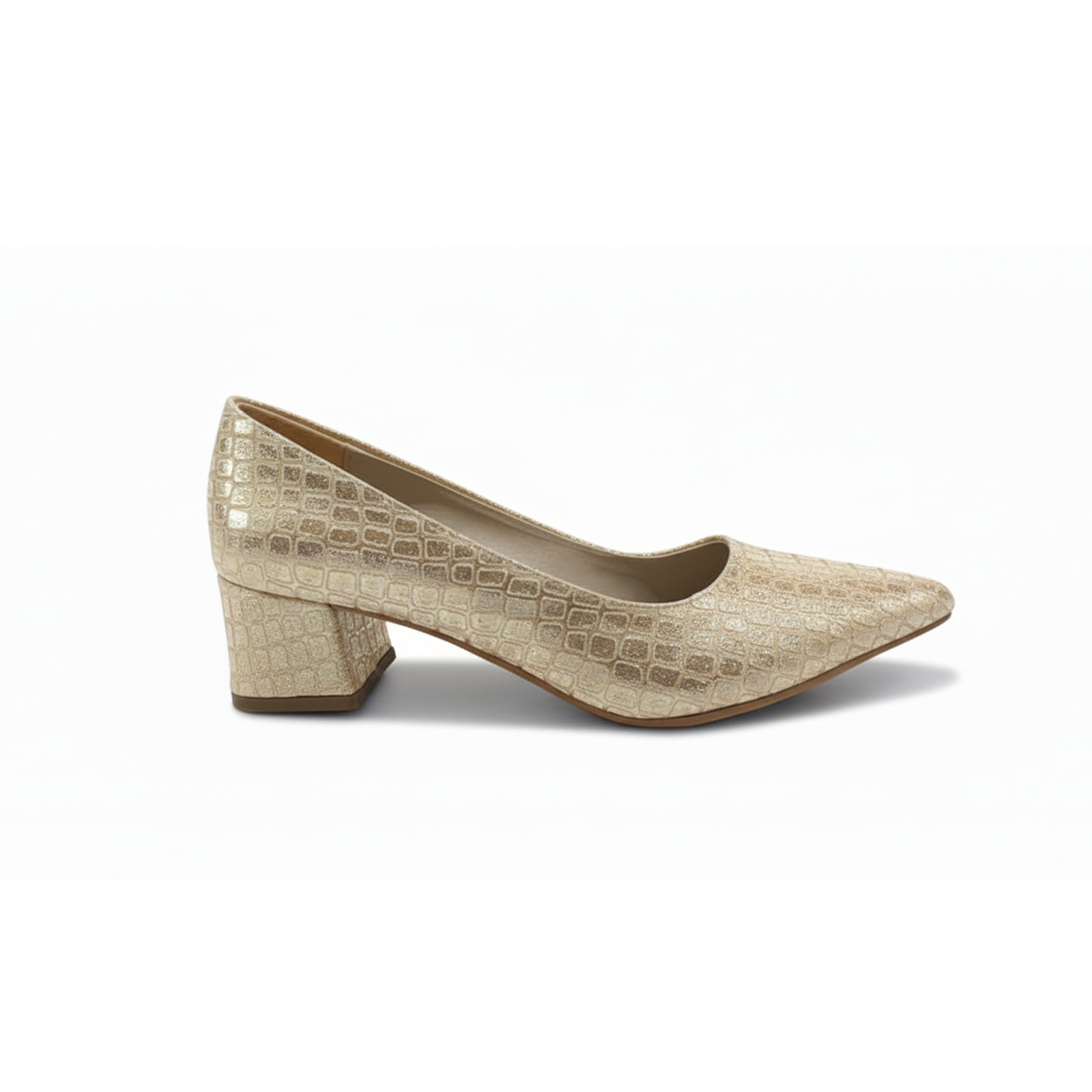 Gold Lustra soiree Heel