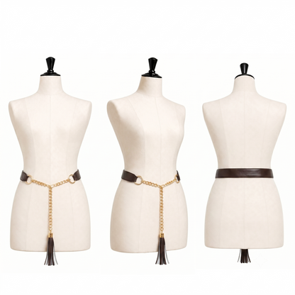 Valencia – Chain Tassel Belt