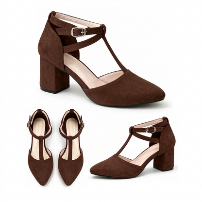 Aarika – Suede Strap Heel