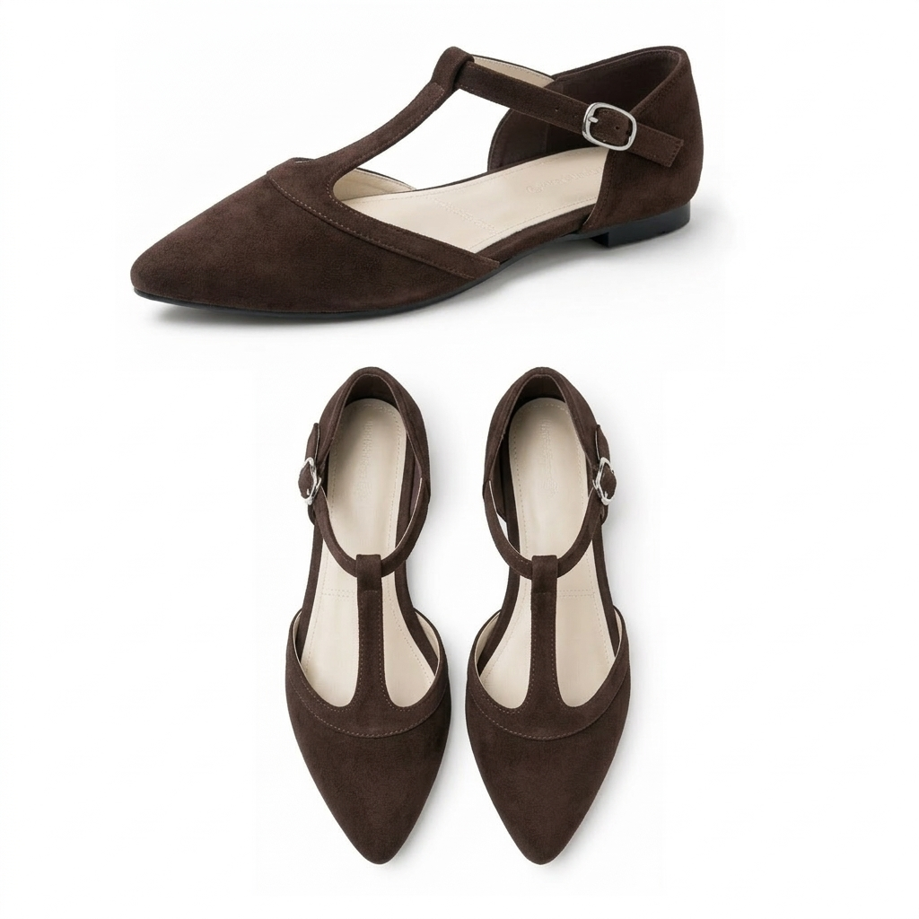 Lyra – Suede Flat