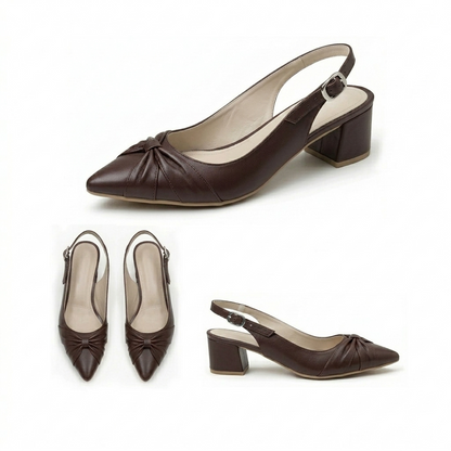 Vera – Knot Slingback Heel