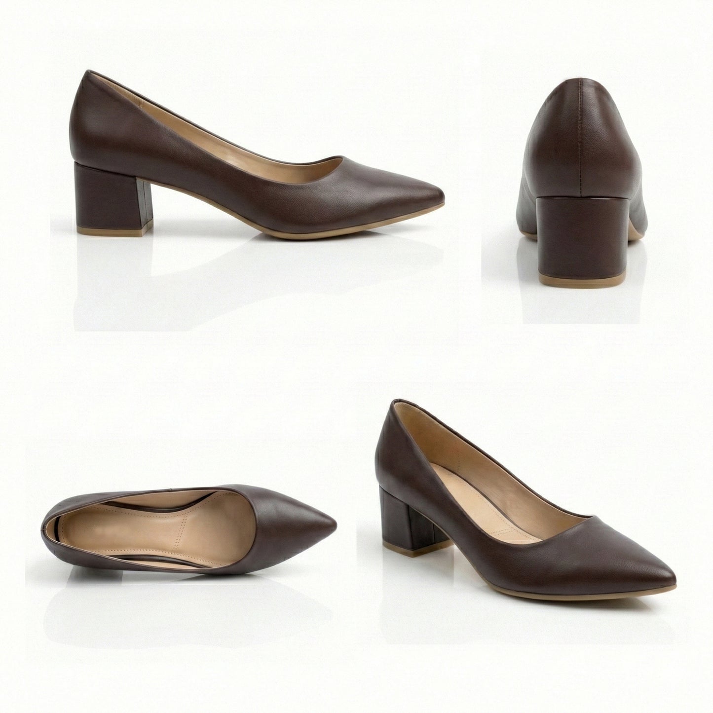 Lucy Block Mid-Heel Shoes | Scarpella