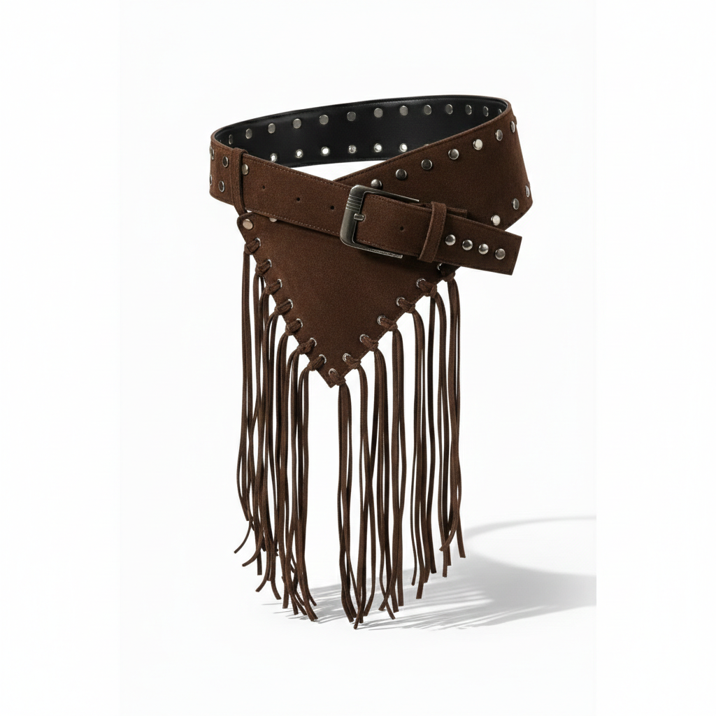 Solene Fringe Belt | Scarpella