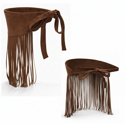 Boho Wrap Fringe Belt | Scarpella