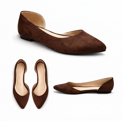 Nora – Suede Flat
