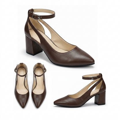 Raya – Block Heel Ankle Strap