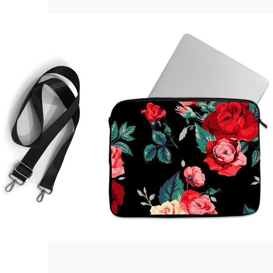 Printed flower laptop sleeve