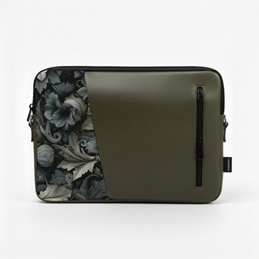 Olive intertwined Edge Laptop Sleeve