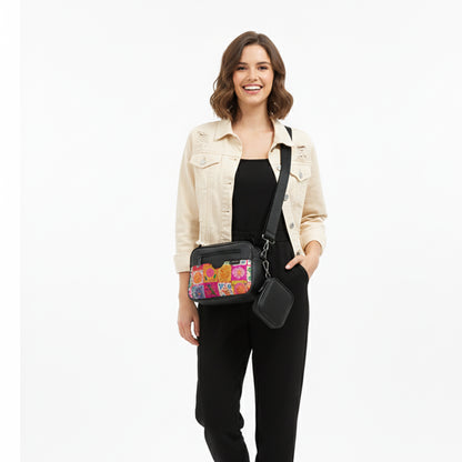 Black Jasmine kanu Cross bag