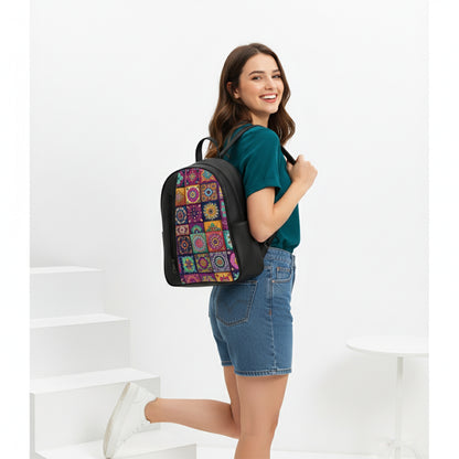 Black VOLT mandala  Backpack