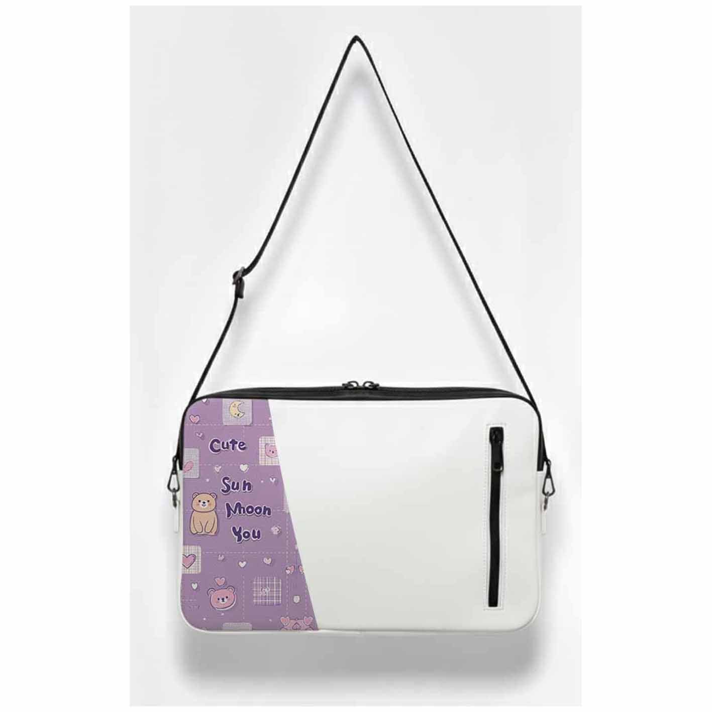 White mogu Edge Laptop Sleeve