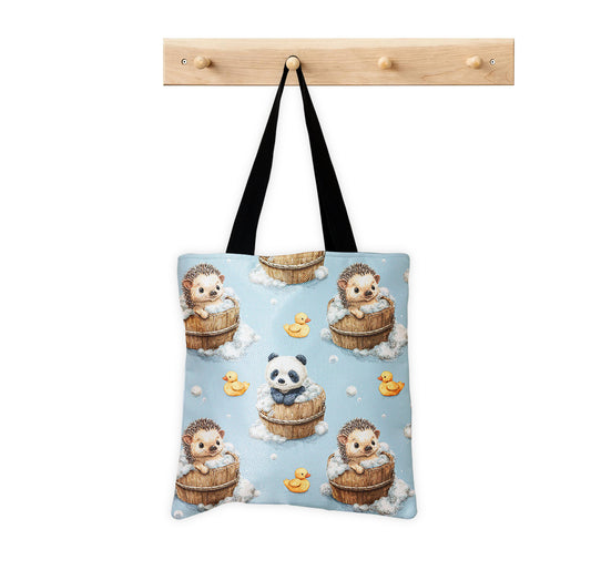 Printed Panda Tote Bag